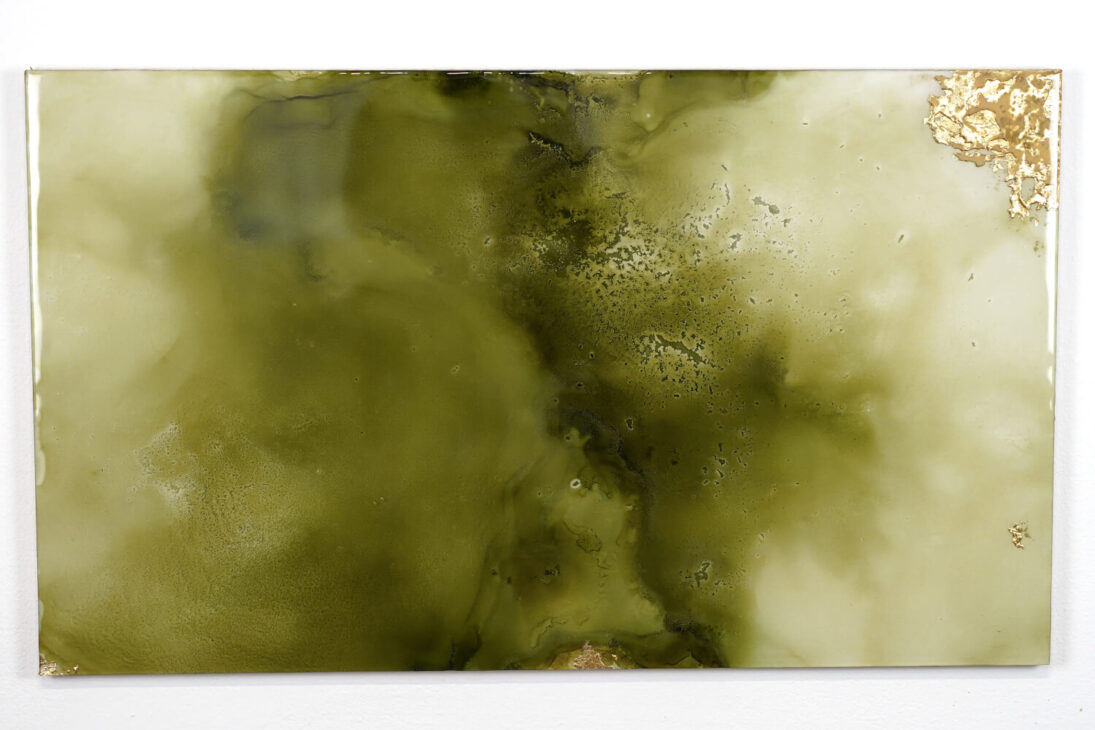 Apstraktna umetnost alkoholnim mastilima Mushi-dokugo 無師独悟 Abstract Fine Art