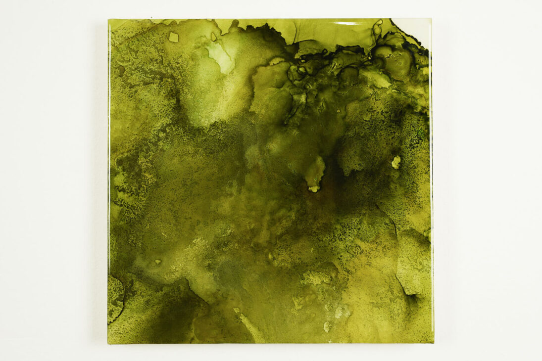 Apstraktna umetnost alkoholnim mastilima Mushi-dokugo 無師独悟 Abstract Fine Art